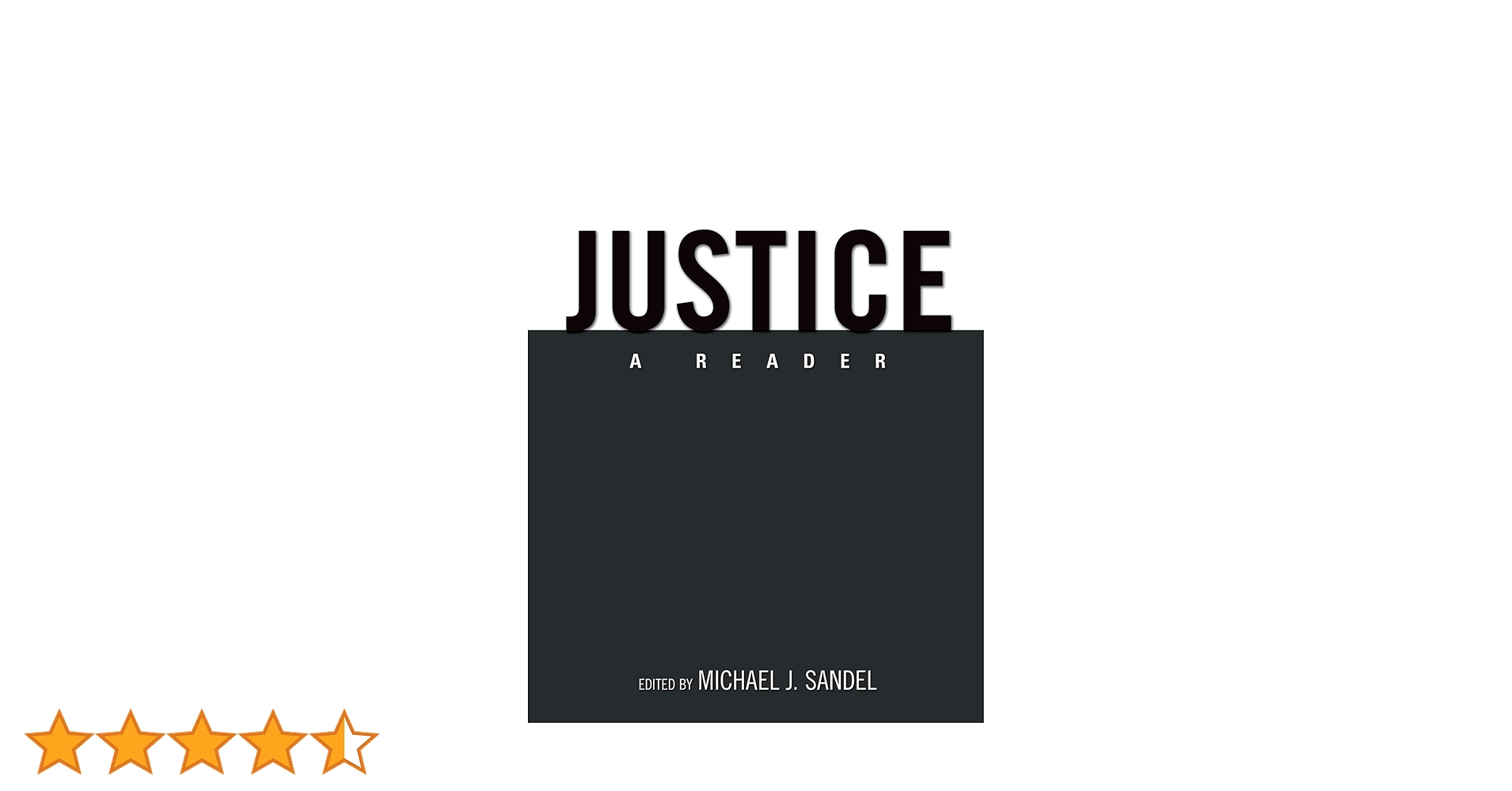 Amazon | Justice: A Reader | Sandel, Michael J. | Judicial